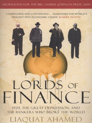 cover image of Lords of finance